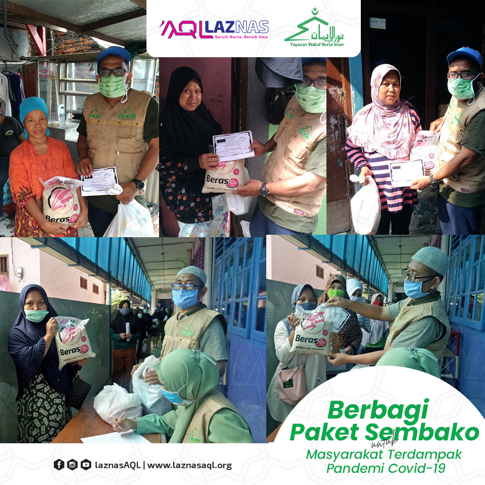 Berbagi Paket Sembako untuk Masyarakat Terdampak Pandemi Covid-19