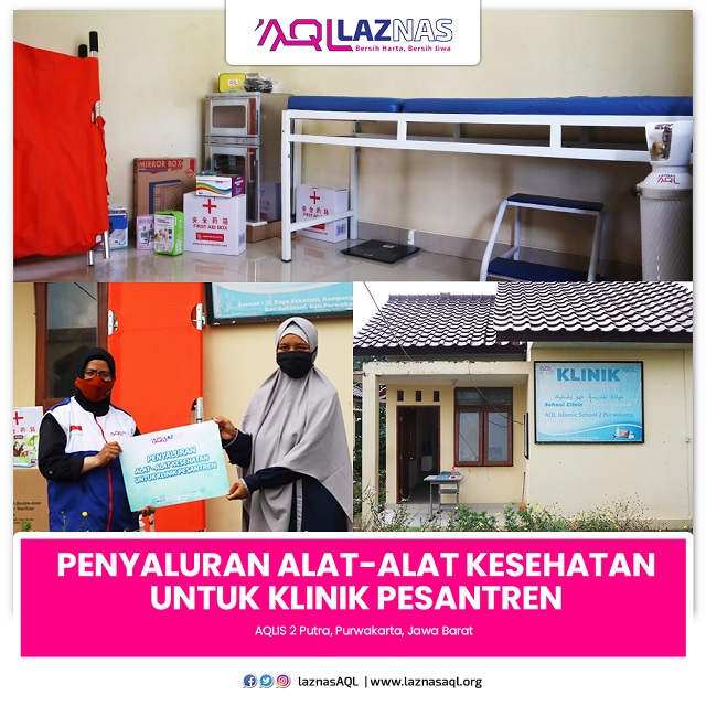 Penyaluran Alat Kesehatan untuk Klinik Pesantren