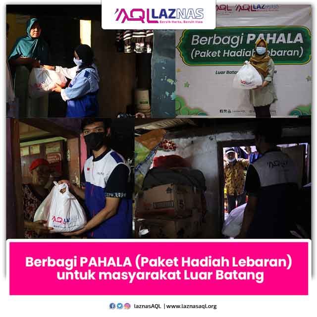 Berbagi PAHALA (Paket Hadiah Lebaran)untuk masyarakat Luar Batang