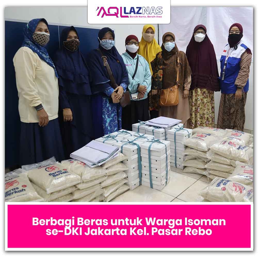 Laznas AQL Berbagi Pangan untuk Warga yang Isoman di Kec. Pasarebo