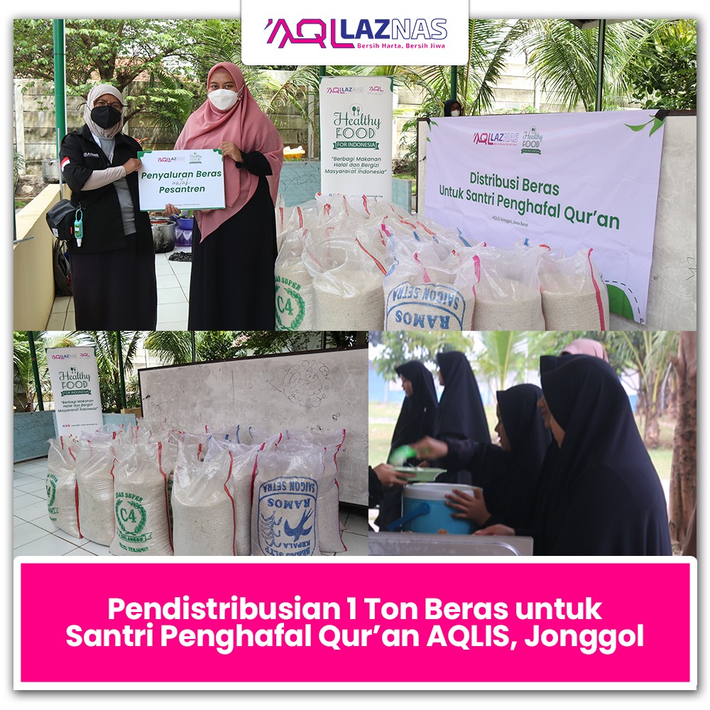 1 Ton Beras untuk Santri Penghafal Qur’an