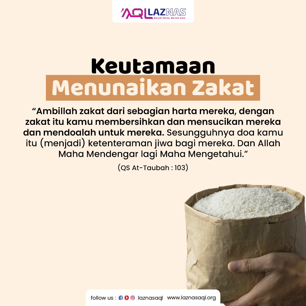 Keutamaan Zakat
